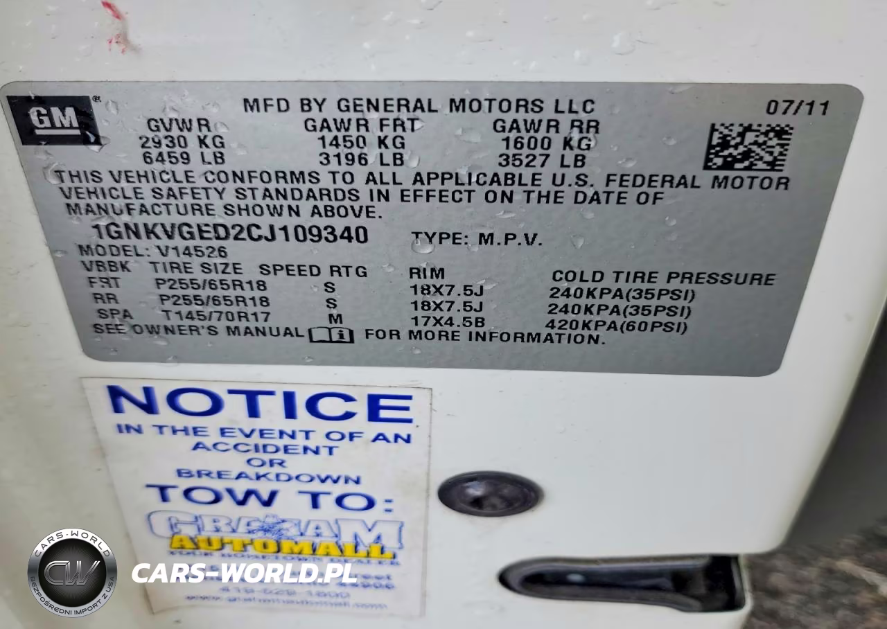 2012 Chevrolet Traverse Lt VIN:1GNKVGED2CJ109340 - 13