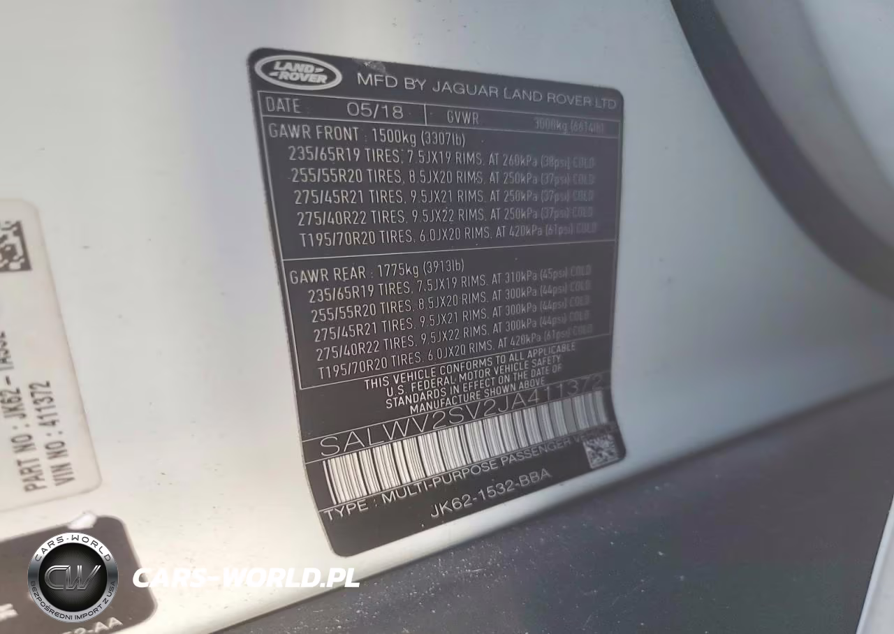 2018 Land Rover Range Rover Sport Hse Dynamic VIN:SALWV2SV2JA411372 - 14