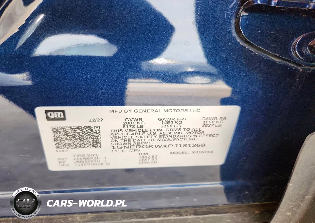 2023 Chevrolet Traverse Lt VIN:1GNERGKWXPJ181268 - 13