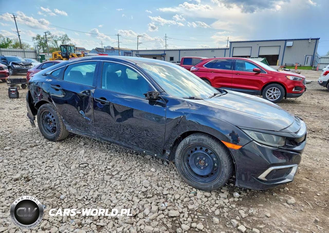 2019 Honda Civic Lx VIN:2HGFC2F6XKH529500 - 4