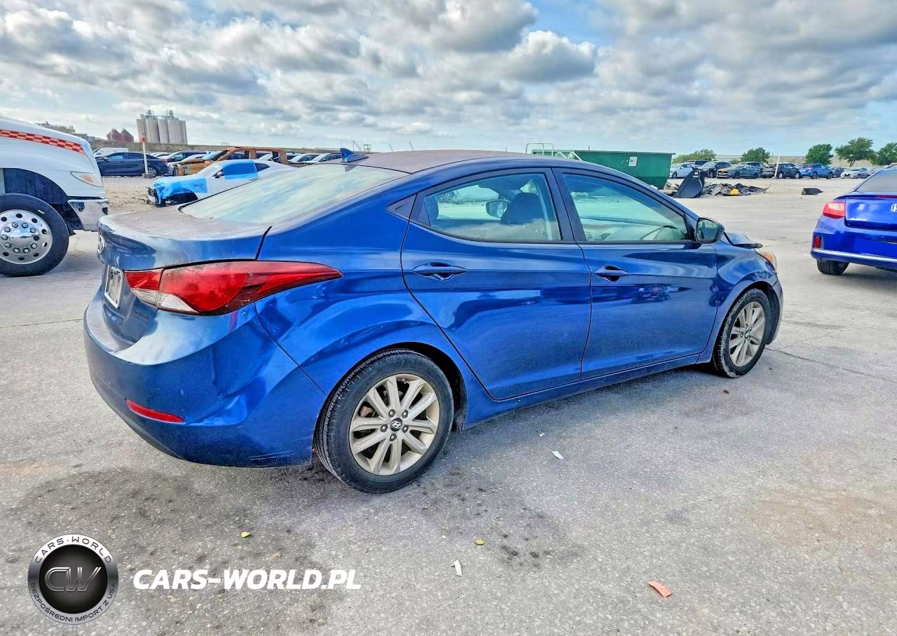 2014 Hyundai Elantra Se VIN:KMHDH4AE8EU166743 - 3
