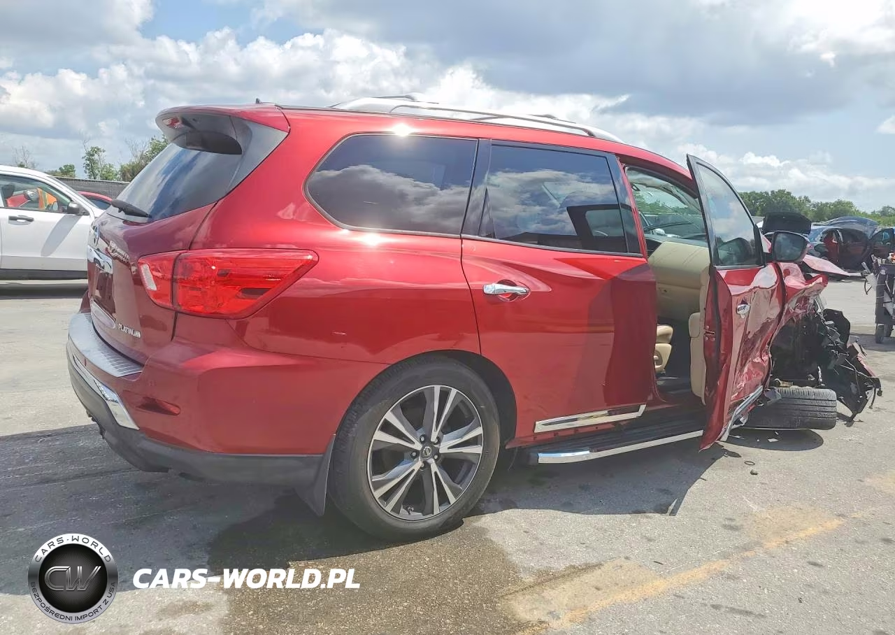 2018 Nissan Pathfinder Platinum VIN:5N1DR2MN8JC626402 - 3