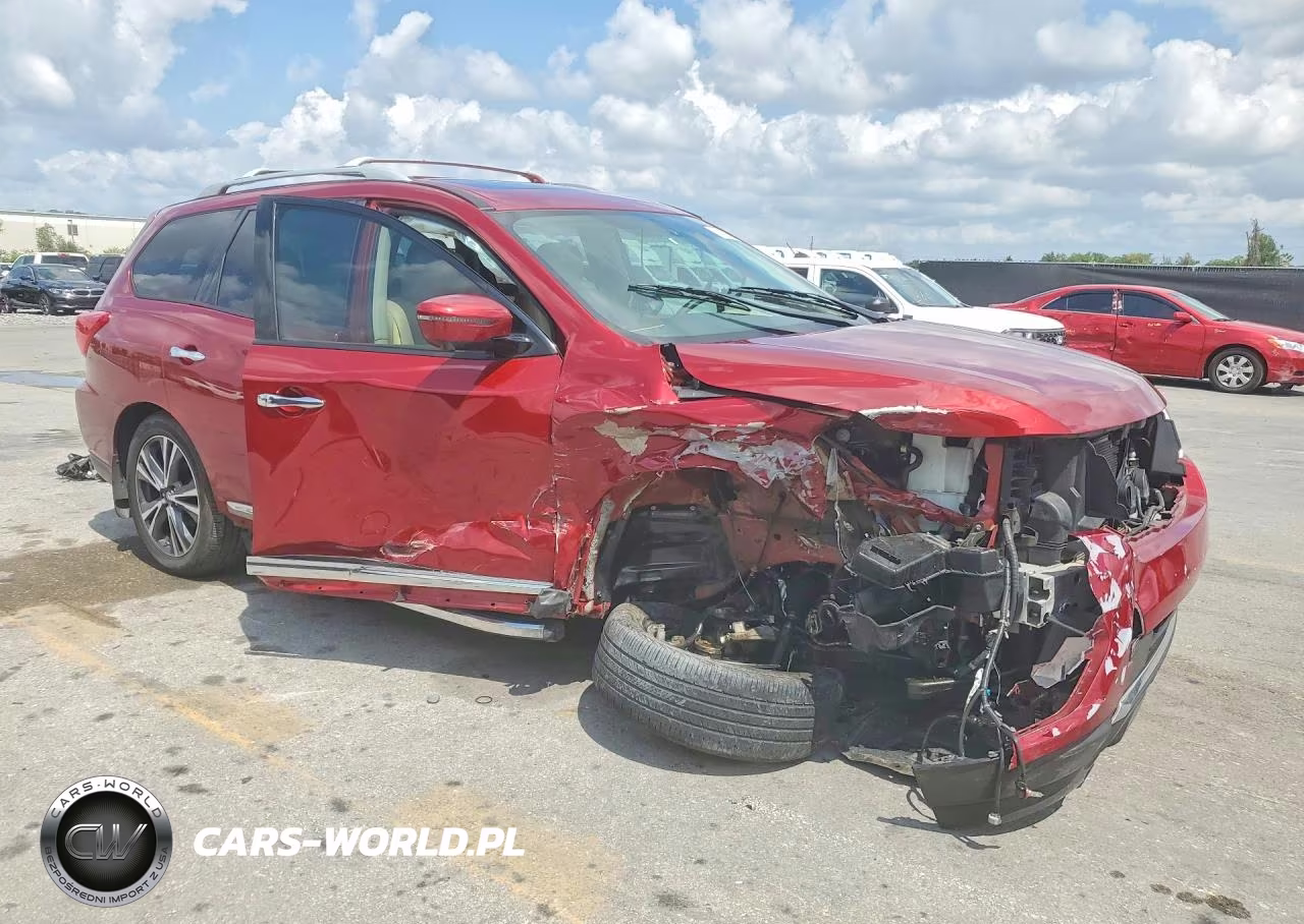 2018 Nissan Pathfinder Platinum VIN:5N1DR2MN8JC626402 - 4