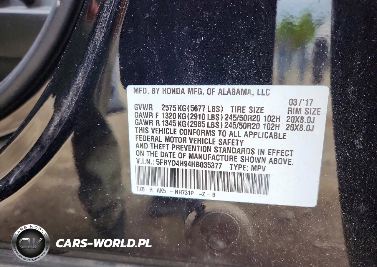 2017 Acura Mdx Advance VIN:5FRYD4H94HB035377 - 13