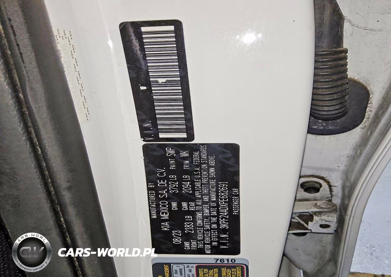 2023 Kia Forte Lxs VIN:3KPF24ADXPE682691 - 12