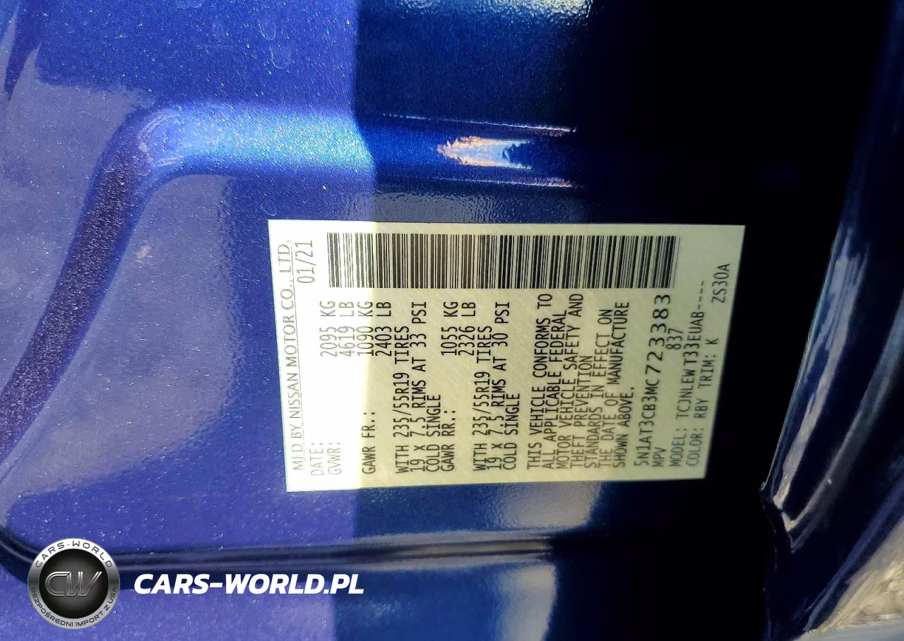 2021 Nissan Rogue Sl VIN:5N1AT3CB3MC723383 - 13