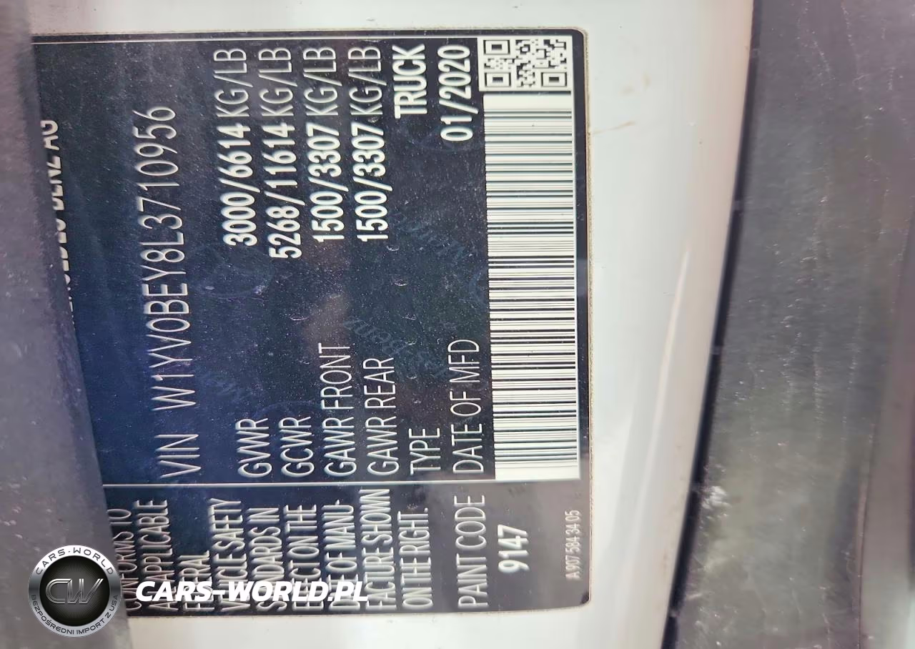 2020 Mercedes-Benz Metris VIN:W1YV0BEY8L3710956 - 13