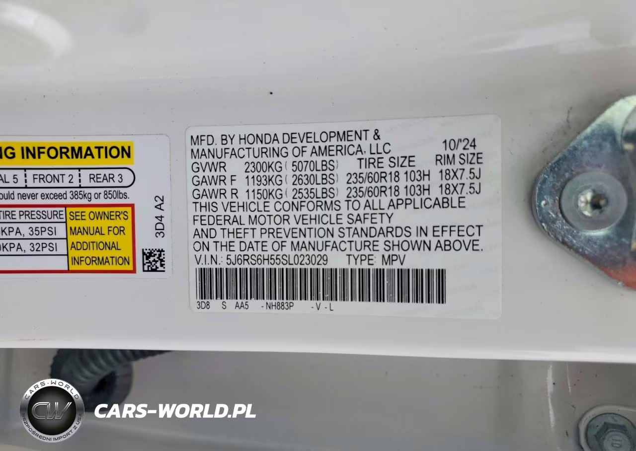 2025 Honda Cr-V Sport VIN:5J6RS6H55SL023029 - 12