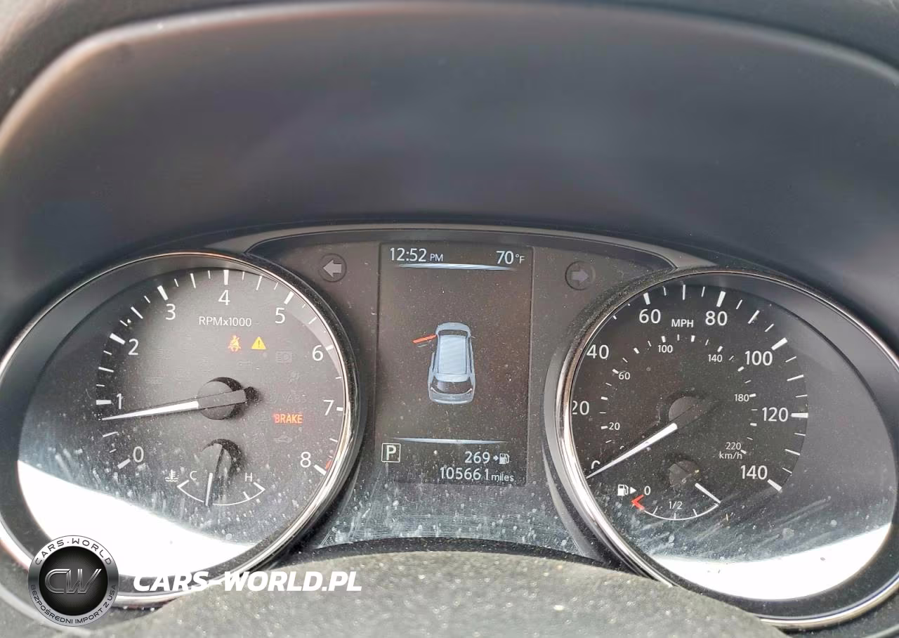 2017 Nissan Rogue Sv VIN:JN8AT2MV3HW018261 - 9