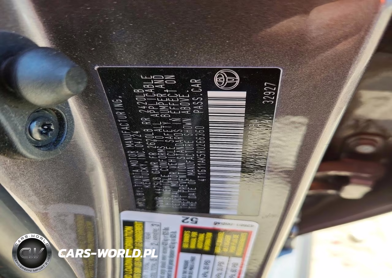 2024 Toyota Camry Se VIN:4T1G11AK5RU266360 - 12