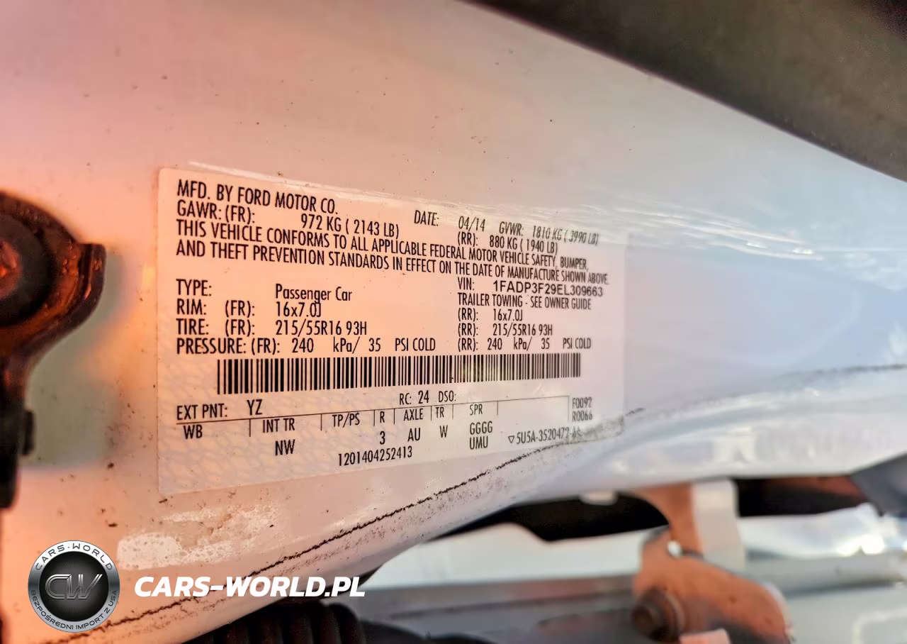 2014 Ford Focus Se VIN:1FADP3F29EL309663 - 12