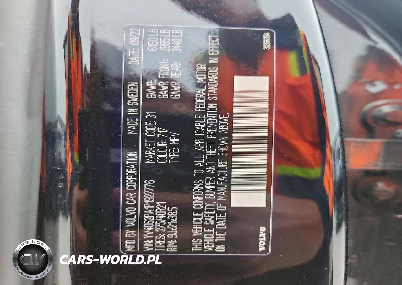 2023 Volvo Xc90 Ultimate VIN:YV4062PA1P1927776 - 13