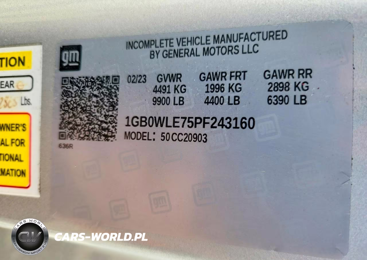2023 Chevrolet Silverado C1500 Heavy Duty VIN:1GB0WLE75PF243160 - 12