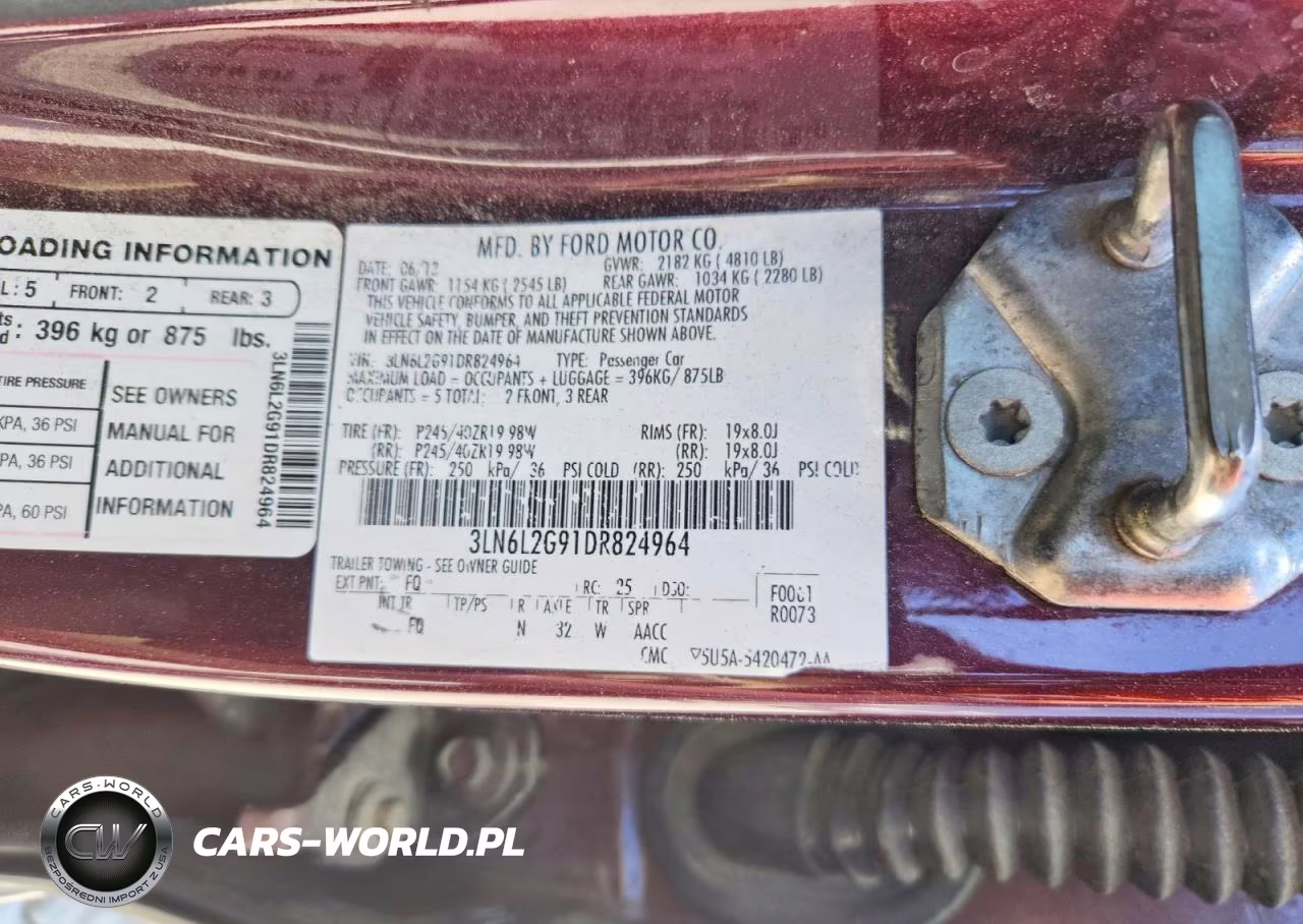 2013 Lincoln Mkz VIN:3LN6L2G91DR824964 - 12