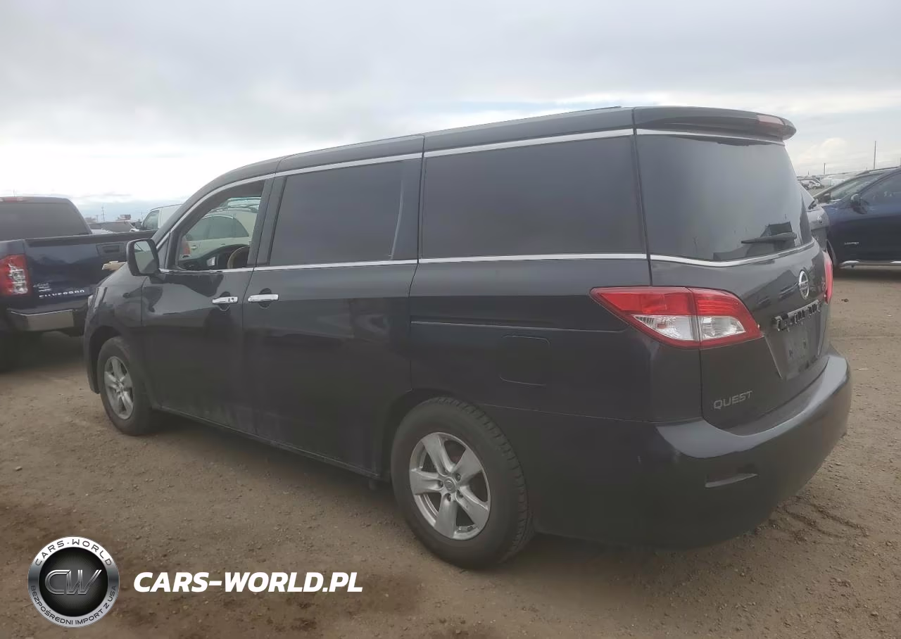 2012 Nissan Quest S VIN:JN8AE2KP8C9043369 - 2