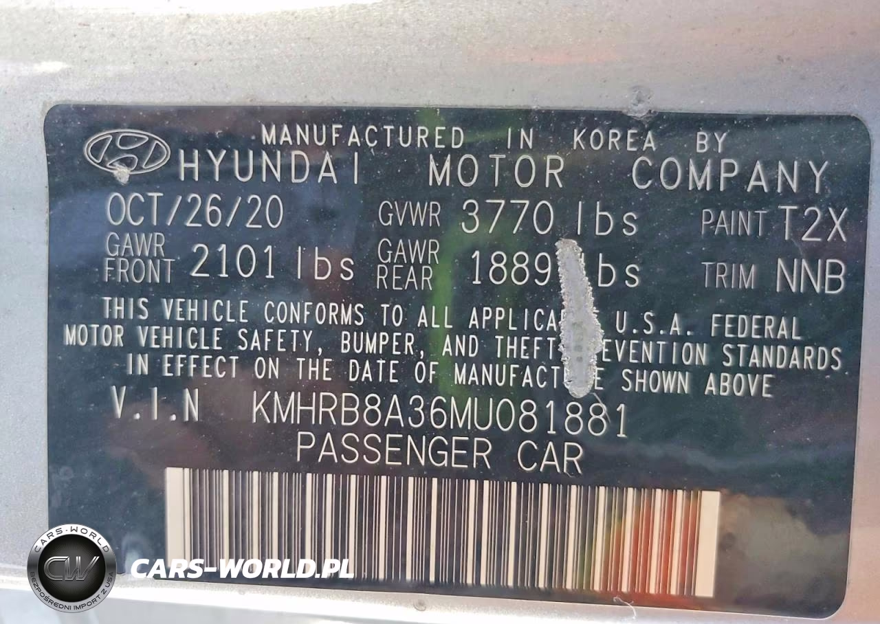 2021 Hyundai Venue Se VIN:KMHRB8A36MU081881 - 14