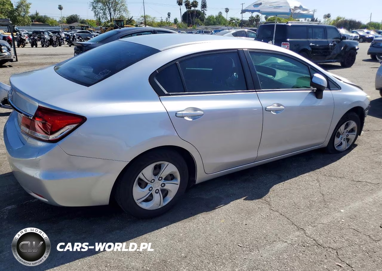 2013 Honda Civic Lx VIN:19XFB2F57DE244180 - 3