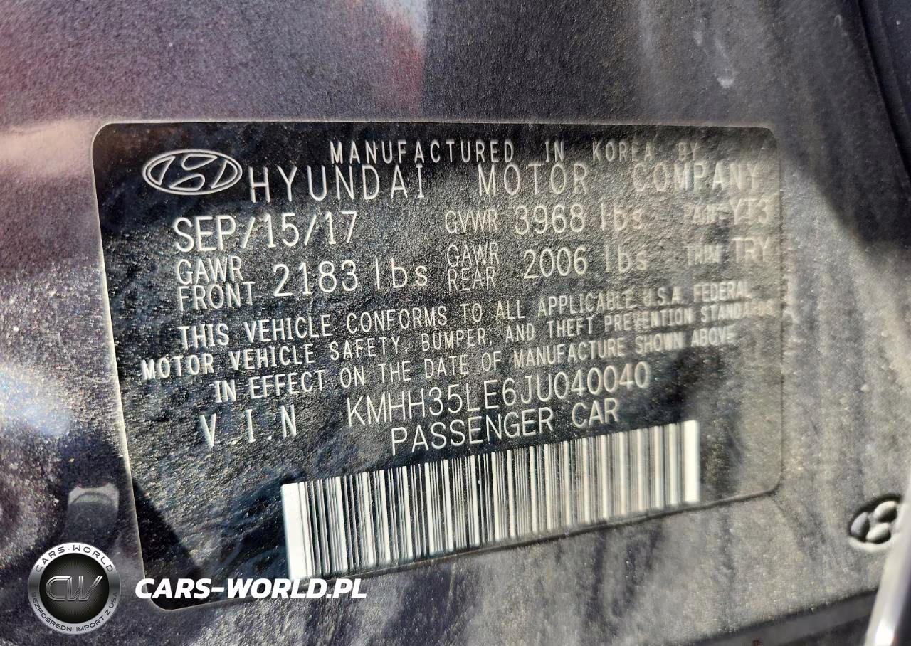 2018 Hyundai Elantra Gt Base VIN:KMHH35LE6JU040040 - 12