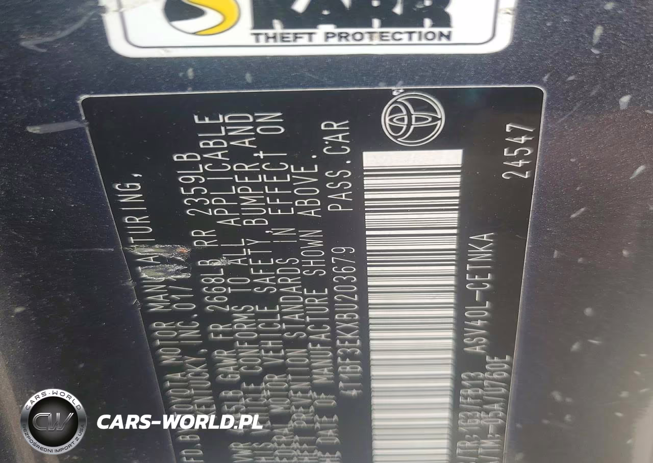 2011 Toyota Camry Le VIN:4T1BF3EKXBU203679 - 12