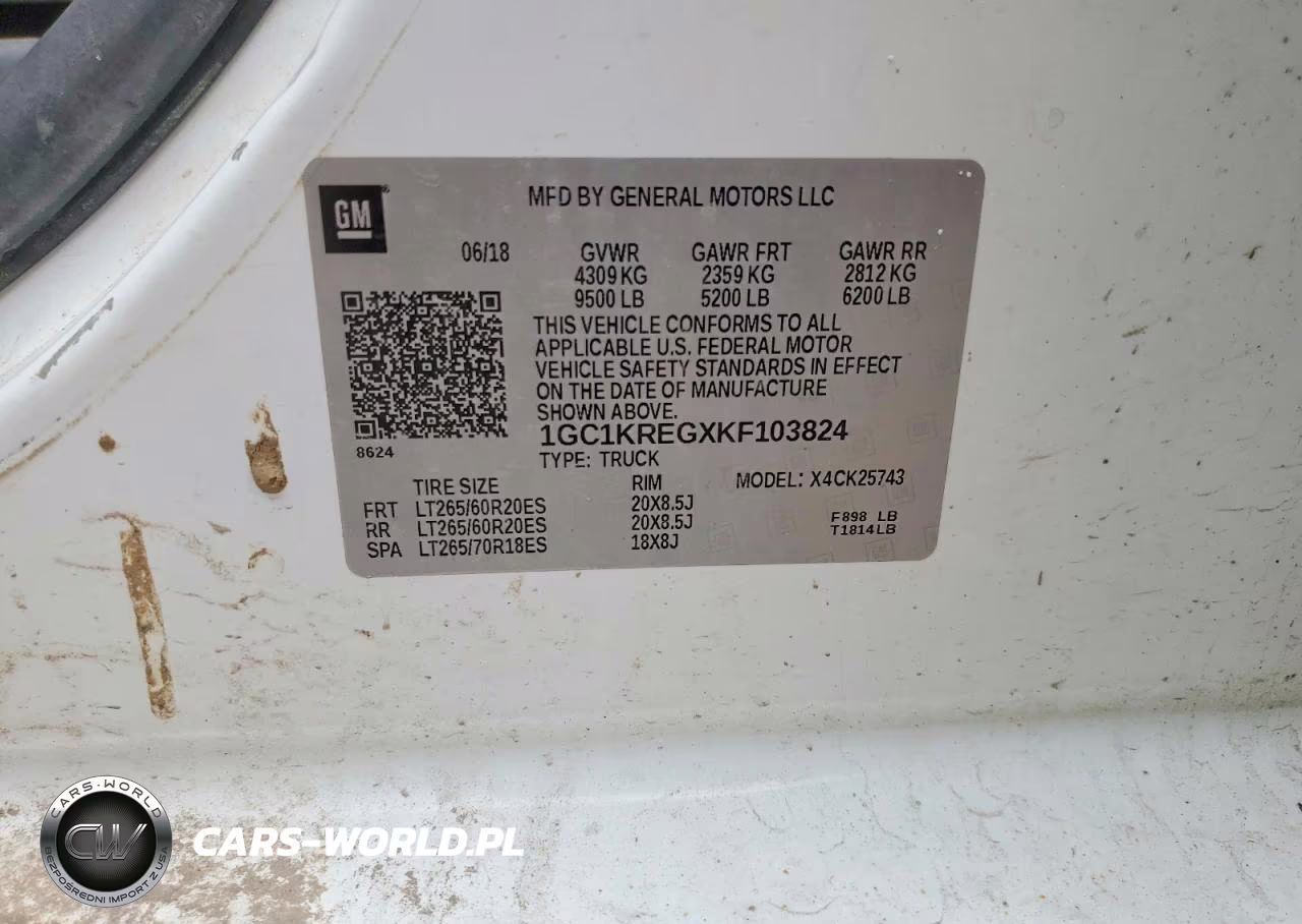 2019 Chevrolet Silverado K2500 Heavy Duty VIN:1GC1KREGXKF103824 - 12