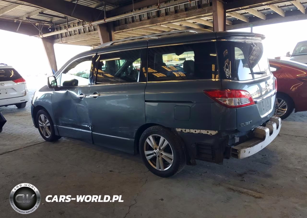 2013 Nissan Quest 3.5 S VIN:JN8AE2KP7D9062786 - 2