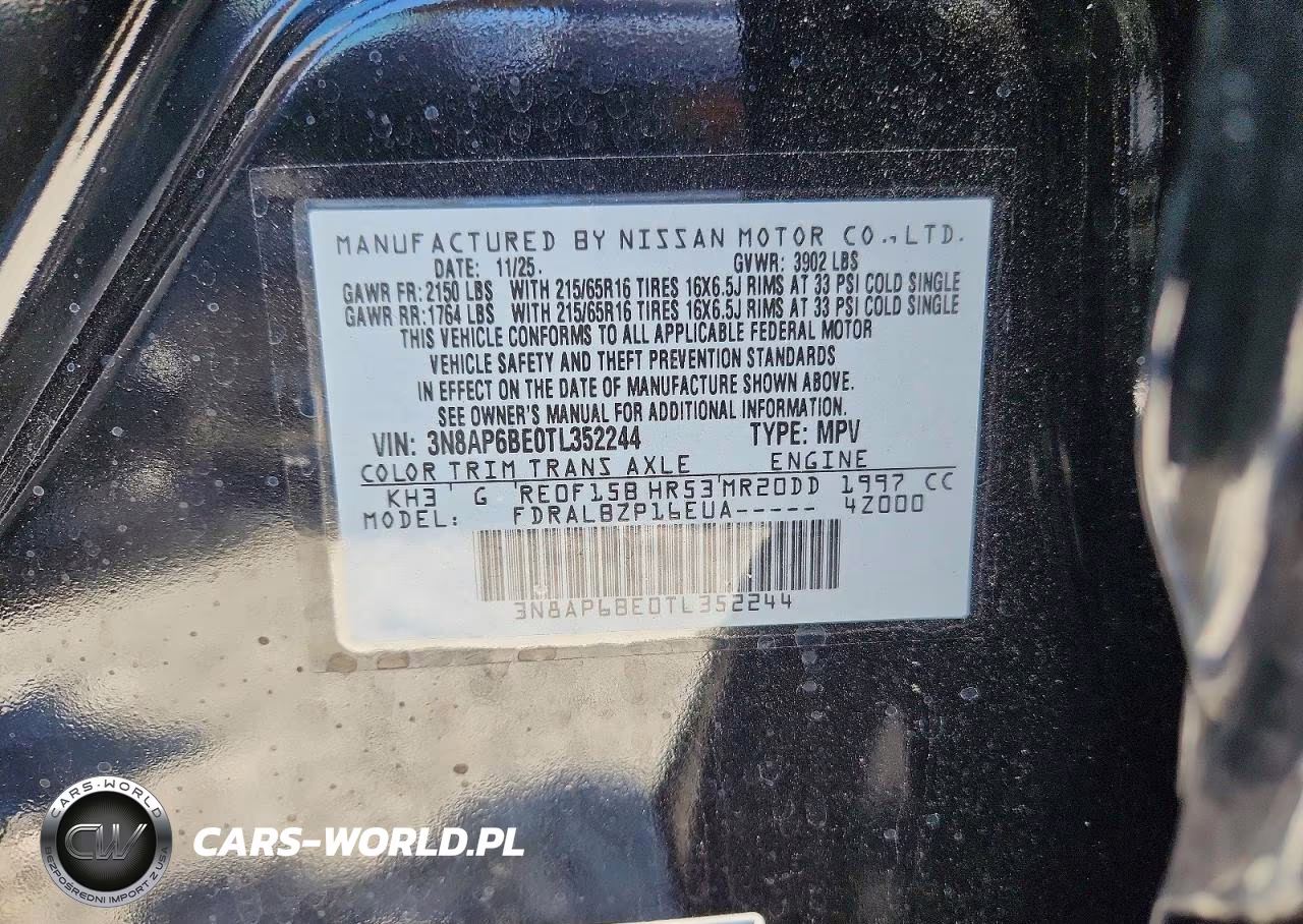 2026 Nissan Kicks S VIN:3N8AP6BE0TL352244 - 13