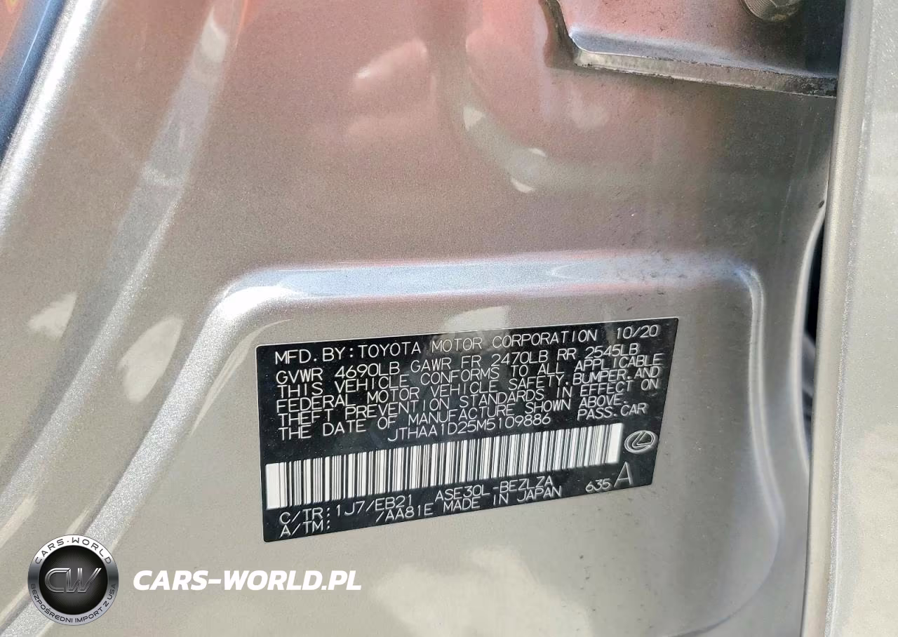 2021 Lexus Is 300 VIN:JTHAA1D25M5109886 - 13