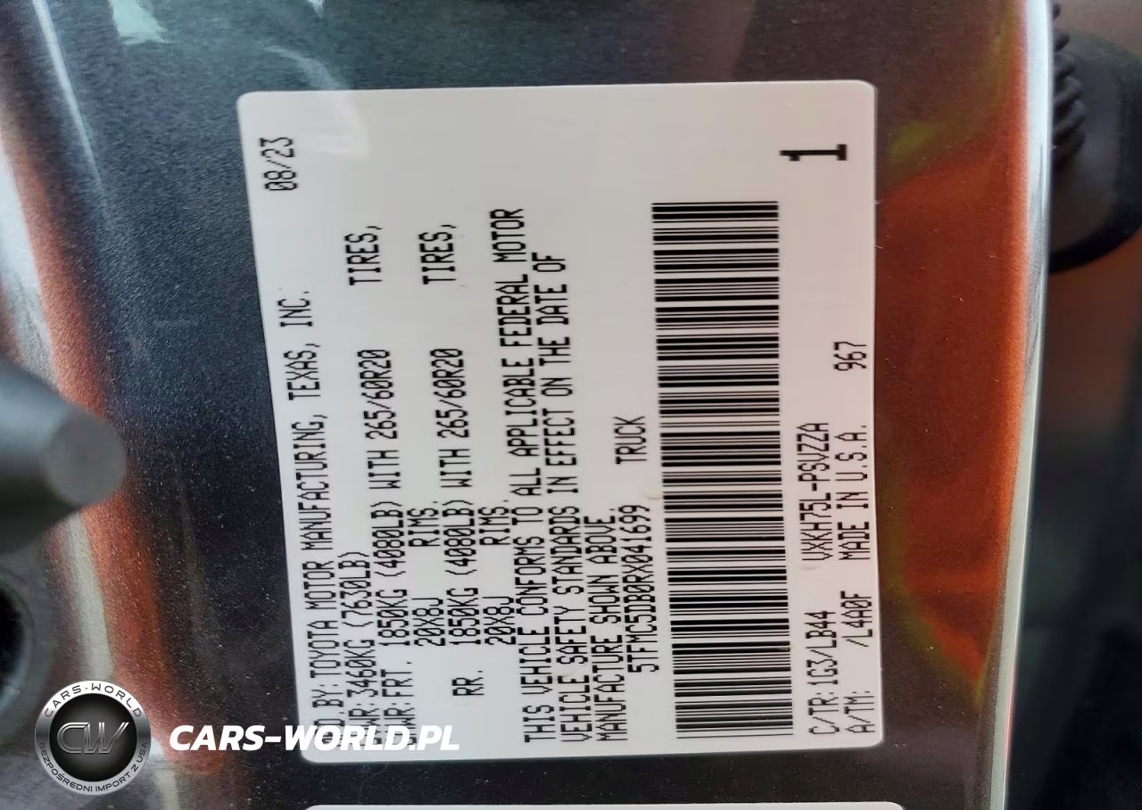 2024 Toyt Tundra VIN:5TFMC5DB0RX041699 - 12