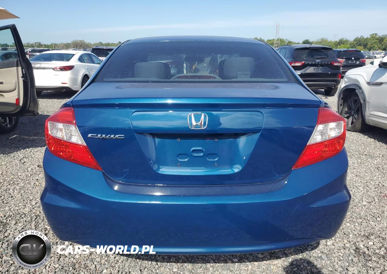 2012 Honda Civic Lx VIN:19XFB2F5XCE051360 - 6