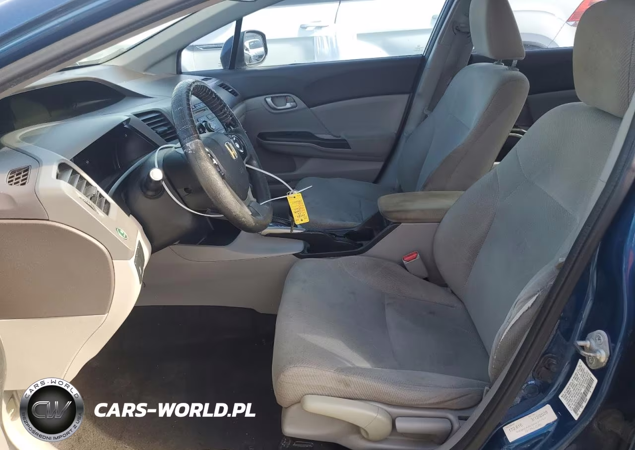 2012 Honda Civic Lx VIN:19XFB2F5XCE051360 - 7