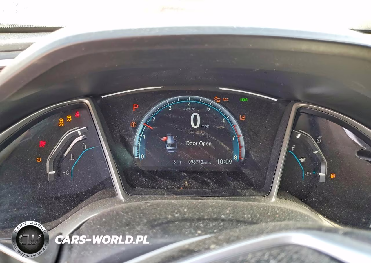 2020 Honda Civic Ex VIN:19XFC1F33LE220835 - 9