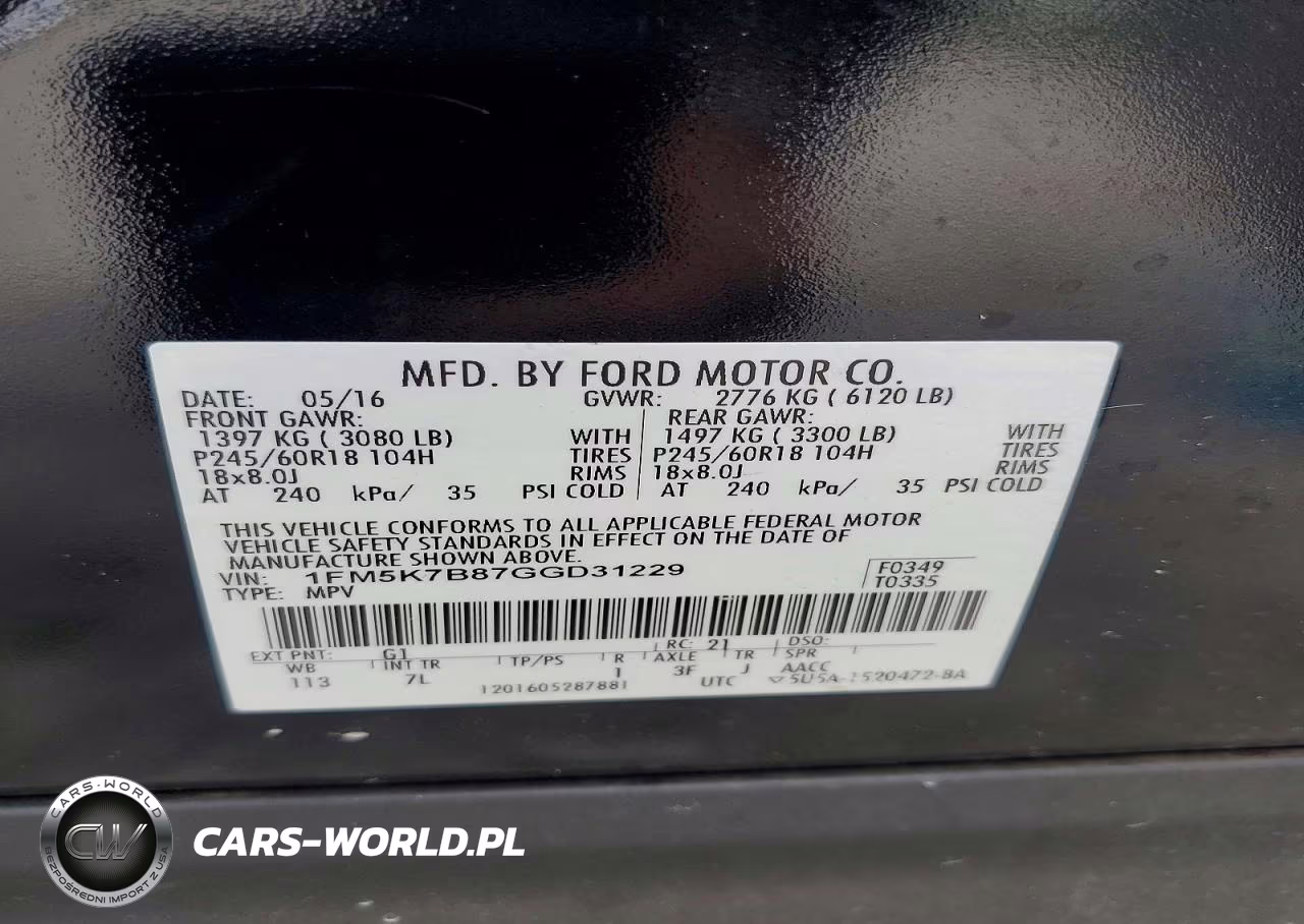 2016 Ford Explorer VIN:1FM5K7B87GGD31229 - 13