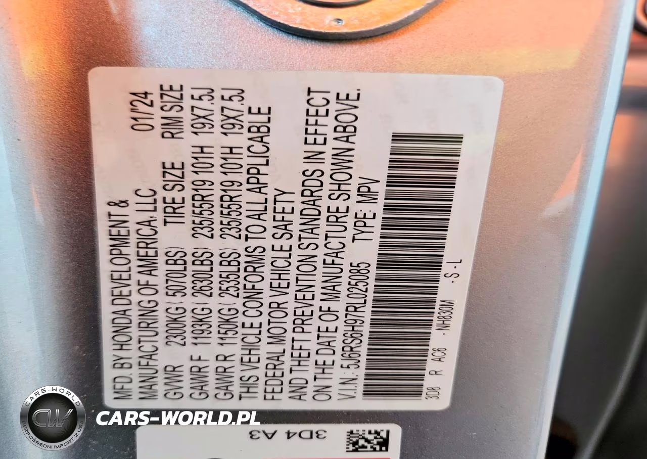 2024 Honda Cr-V Sport Touring VIN:5J6RS6H97RL025085 - 13