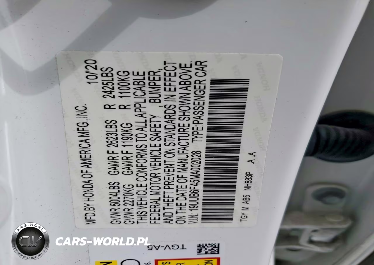 2021 Acura Tlx Technology VIN:19UUB6F45MA002028 - 12