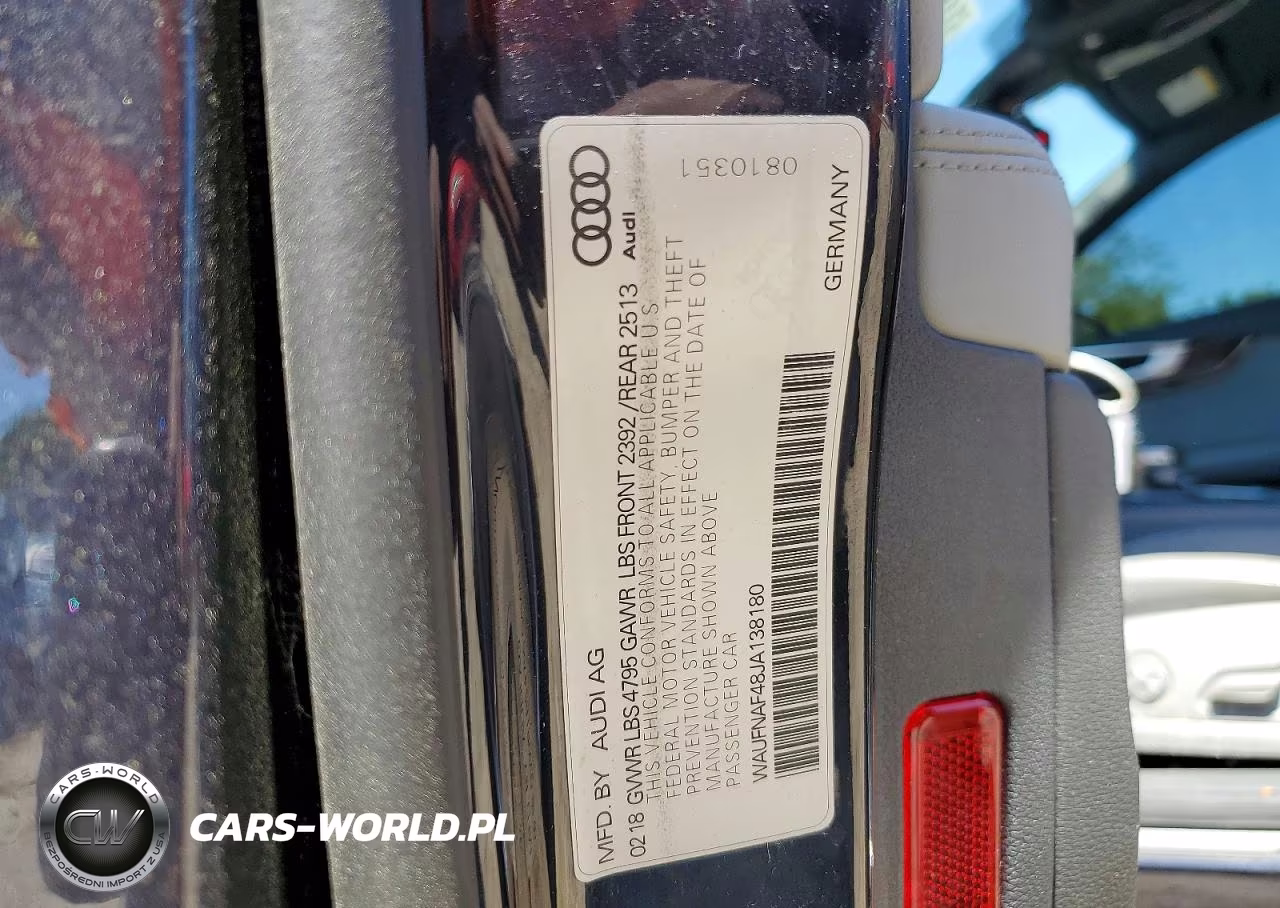 2018 Audi A4 Prestige VIN:WAUFNAF48JA138180 - 12