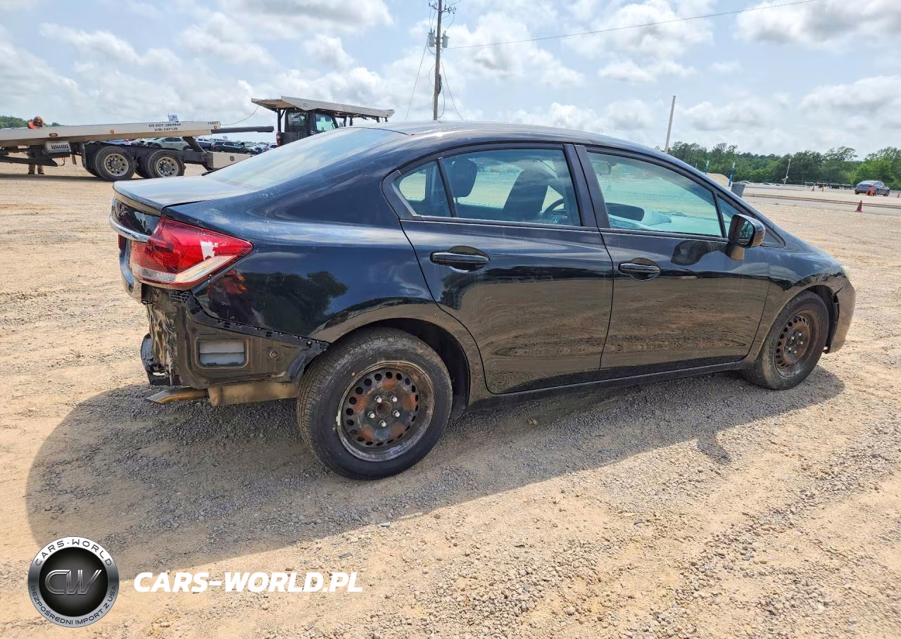 2014 Honda Civic Lx VIN:19XFB2F58EE245601 - 3