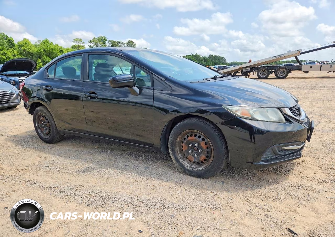 2014 Honda Civic Lx VIN:19XFB2F58EE245601 - 4
