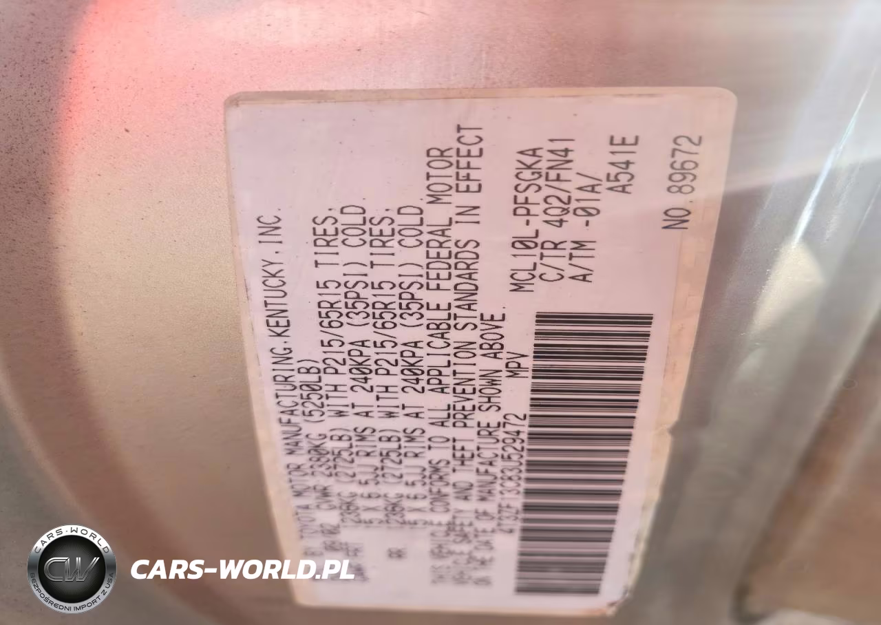 2003 Toyota Sienna Le VIN:4T3ZF13C83U529472 - 13
