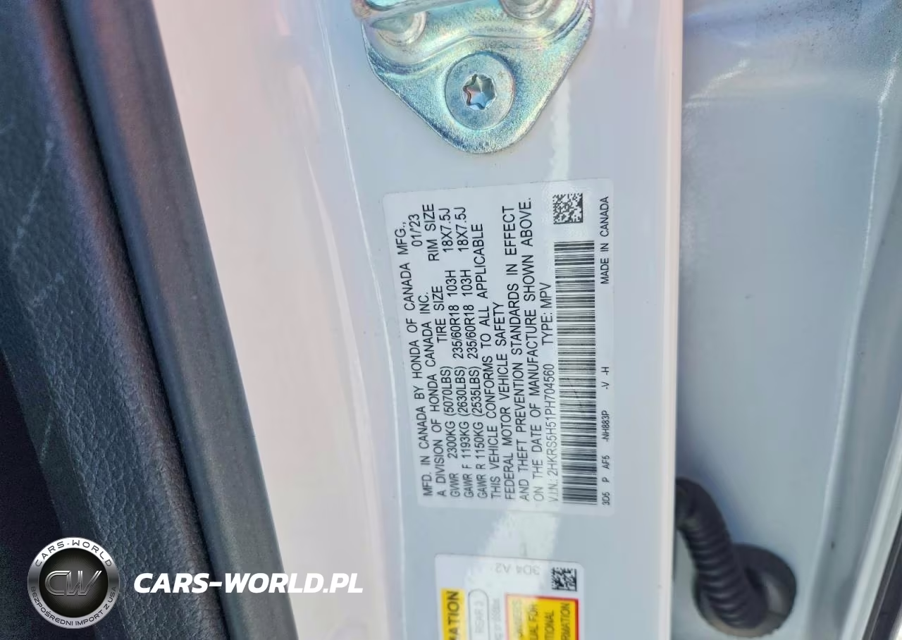 2023 Honda Cr-V Sport VIN:2HKRS5H51PH704560 - 14