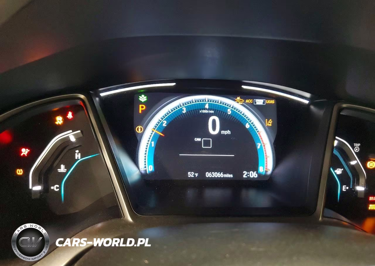 2020 Honda Civic Ex VIN:19XFC1F39LE013253 - 9