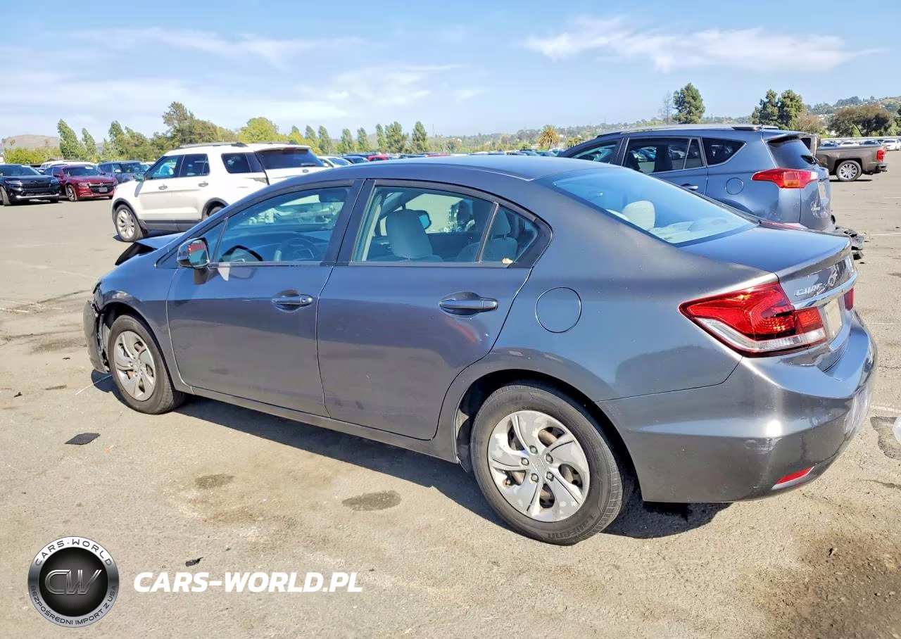 2013 Honda Civic Lx VIN:19XFB2F50DE289333 - 2