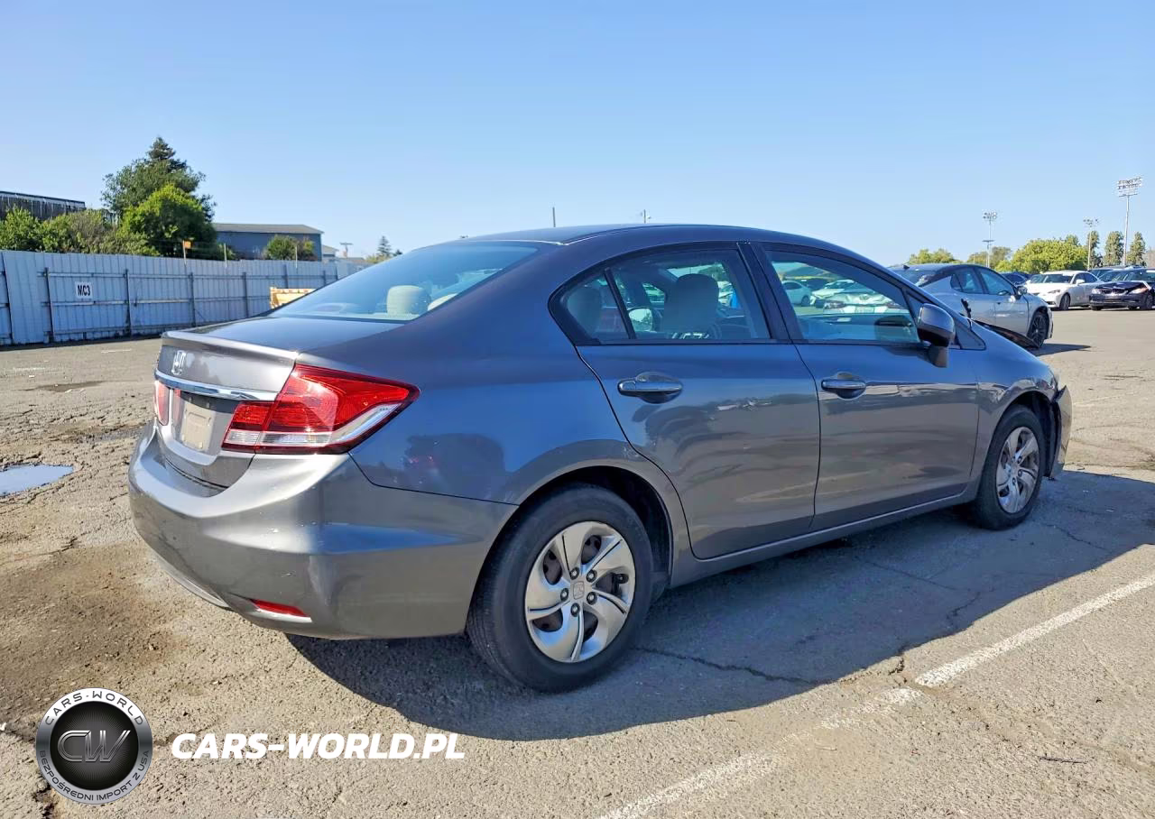2013 Honda Civic Lx VIN:19XFB2F50DE289333 - 3