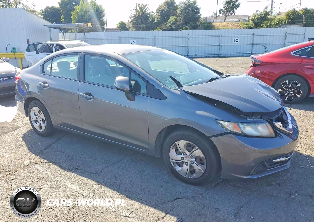 2013 Honda Civic Lx VIN:19XFB2F50DE289333 - 4