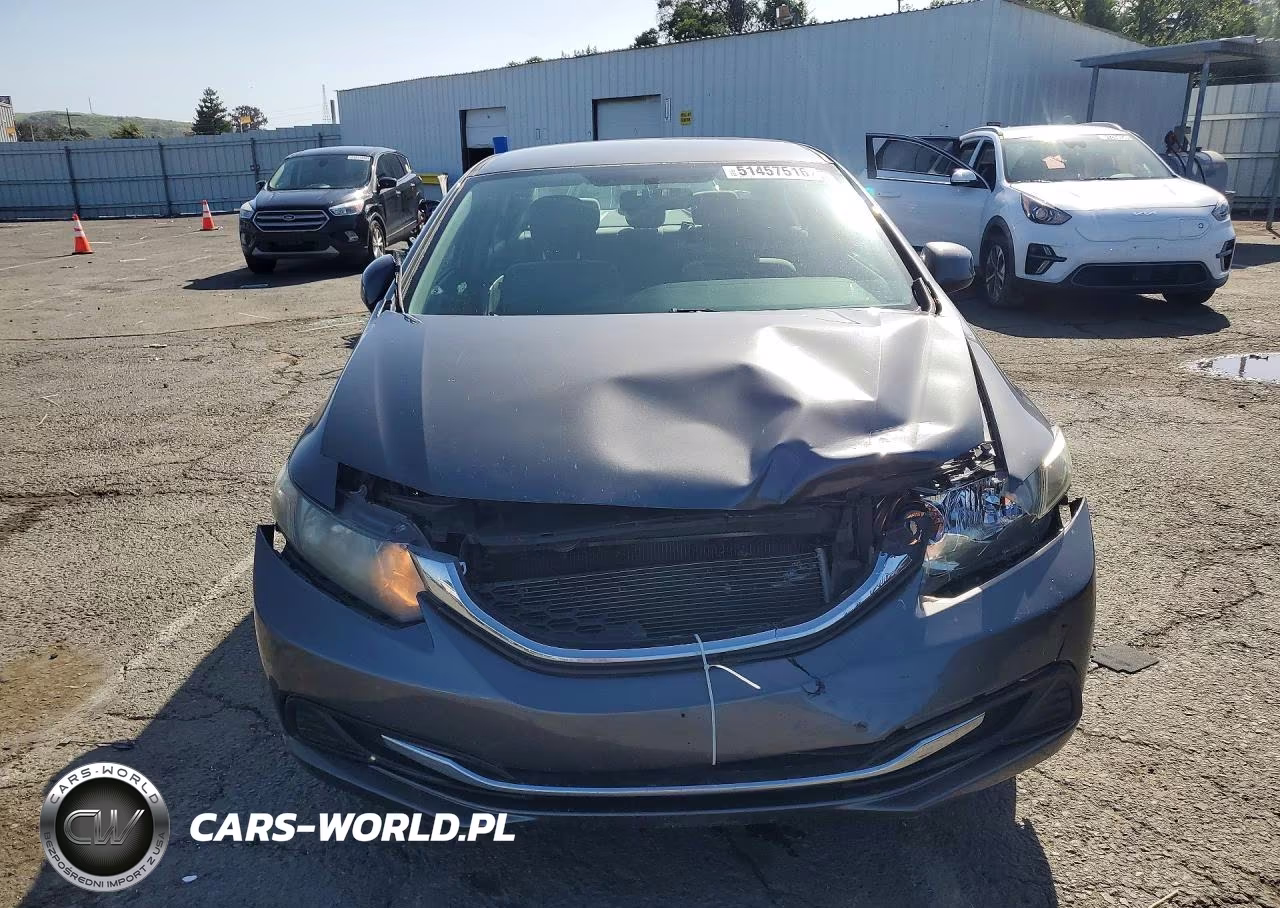 2013 Honda Civic Lx VIN:19XFB2F50DE289333 - 5