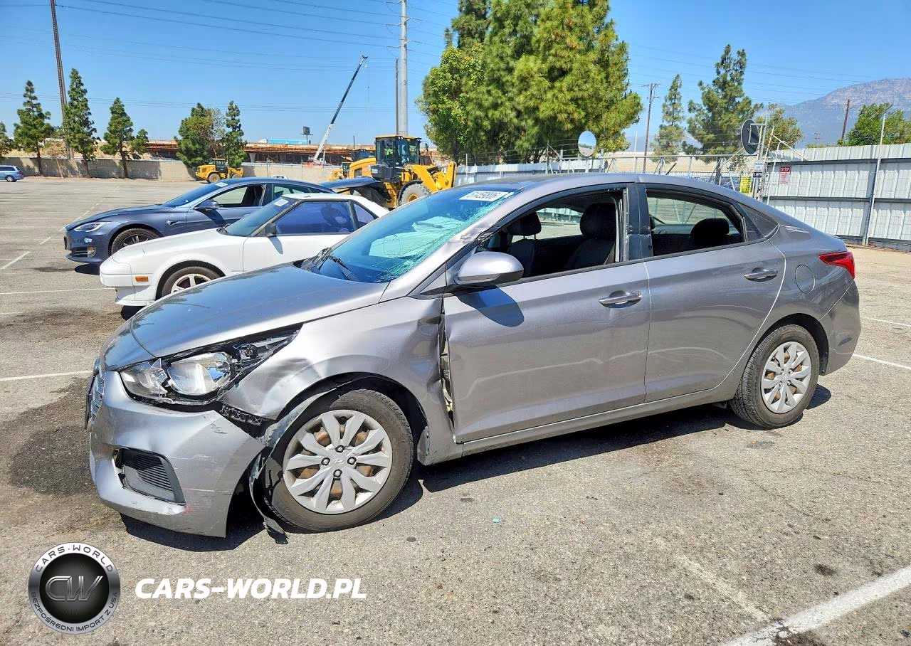 2021 Hyundai Accent Se VIN:3KPC24A65ME147736 - 1