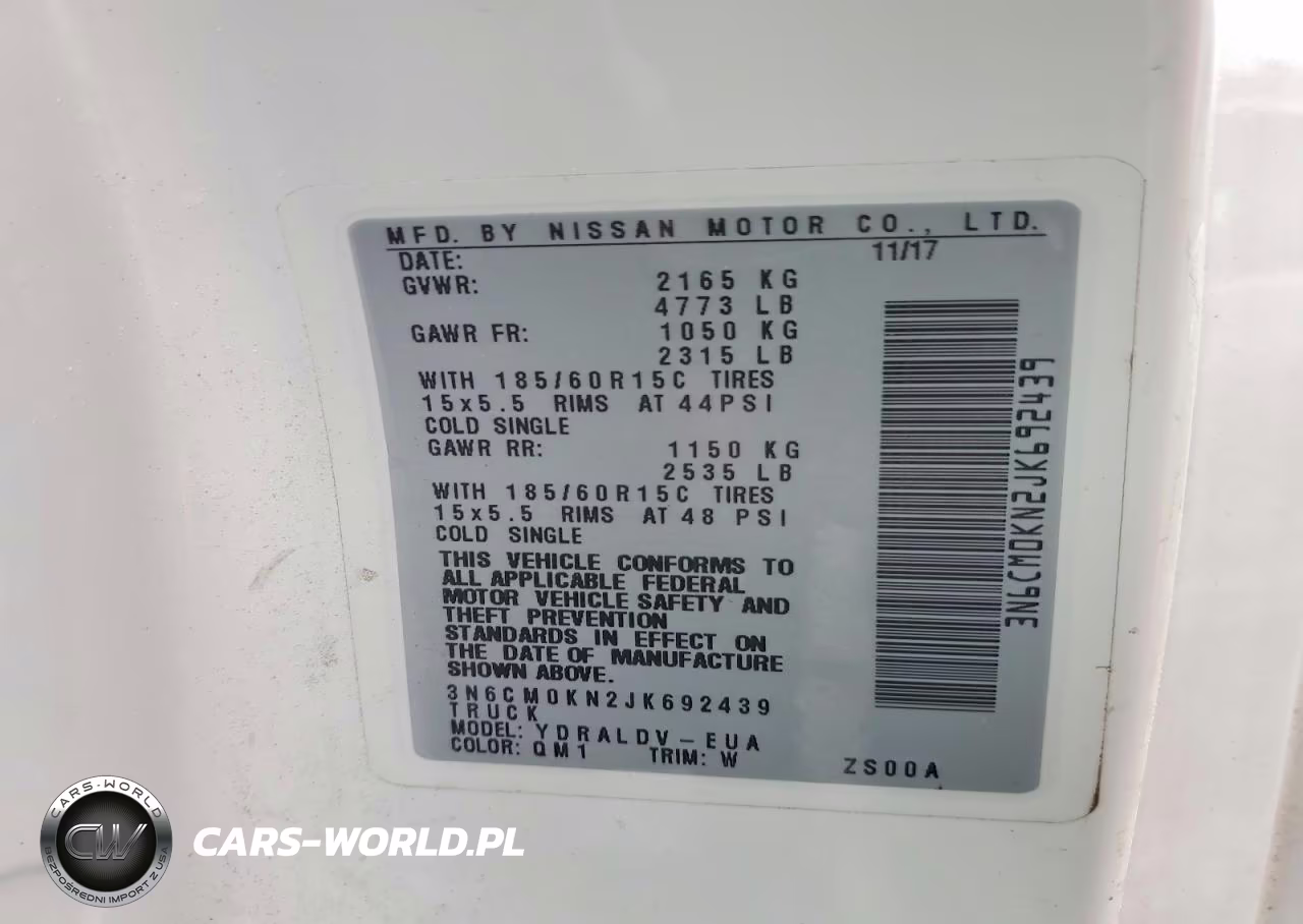 2018 Nissan Nv200 S VIN:3N6CM0KN2JK692439 - 13