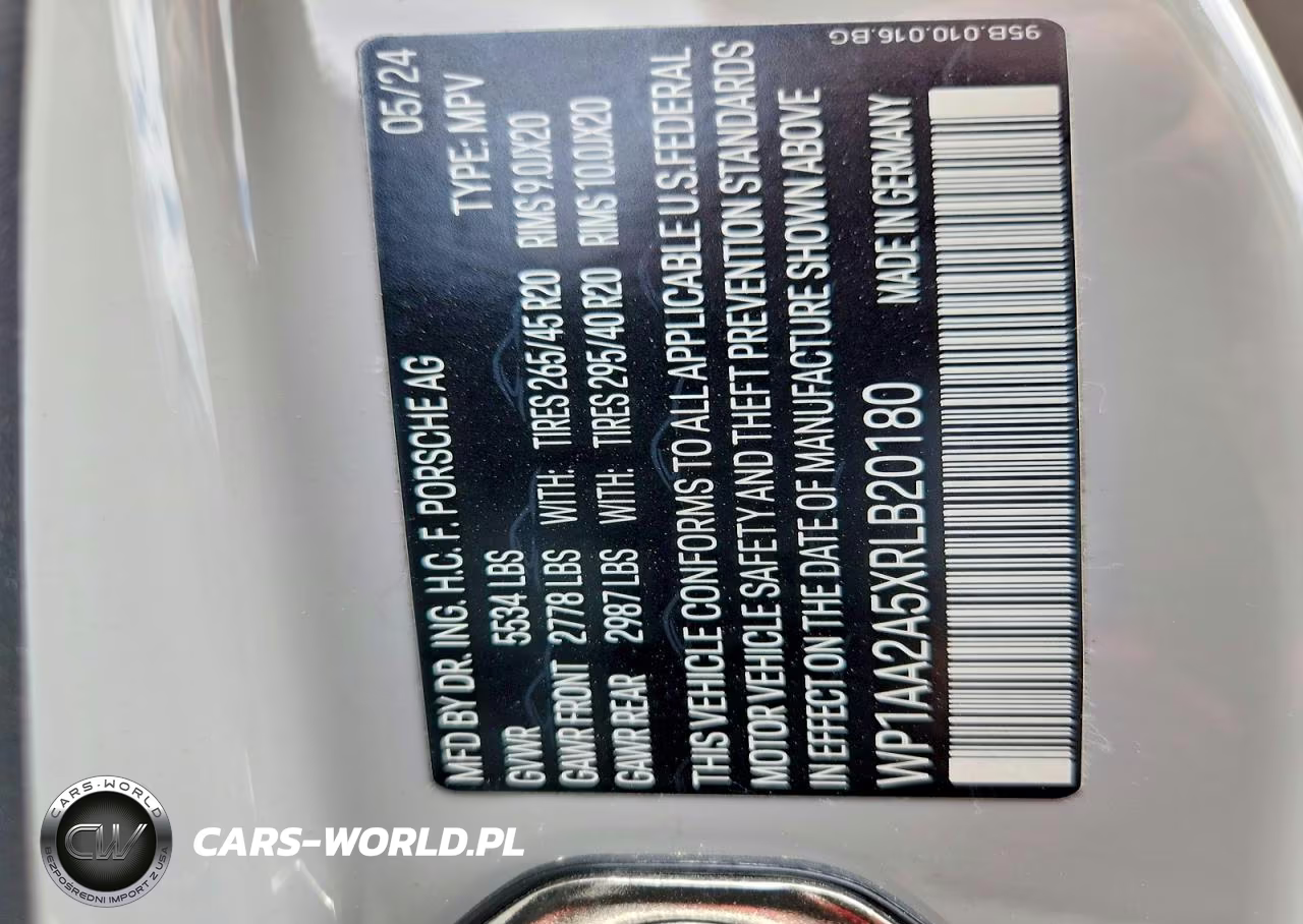 2024 Porsche Macan Base VIN:WP1AA2A5XRLB20180 - 14