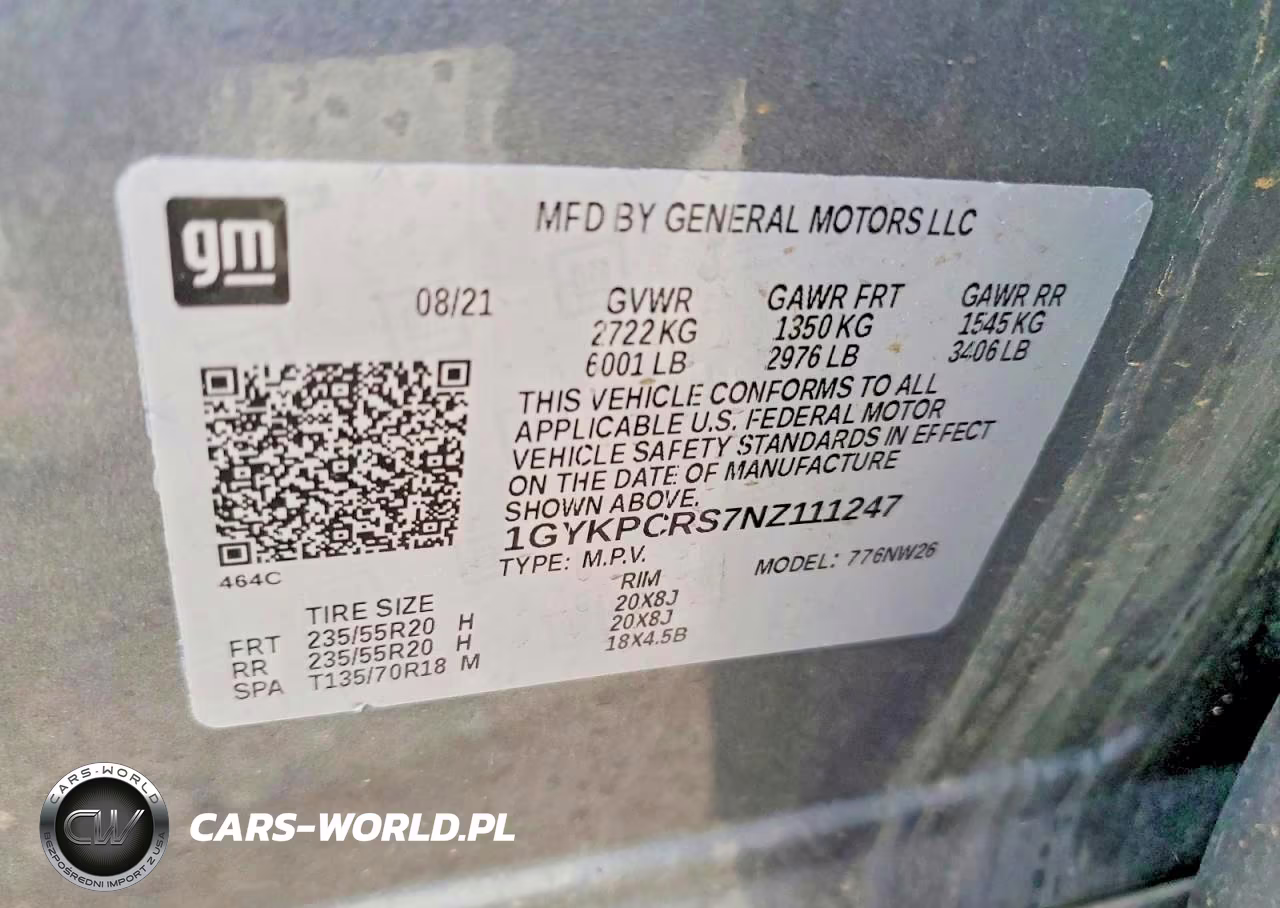 2022 Cadillac Xt6 Premium Luxury VIN:1GYKPCRS7NZ111247 - 13