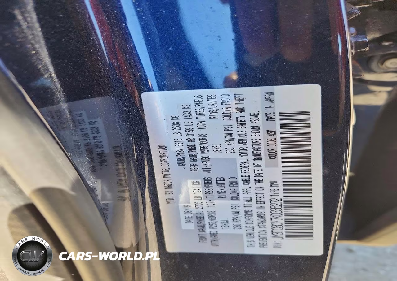 2019 Mazda Cx-9 Touring VIN:JM3TCBCY7K0336272 - 13