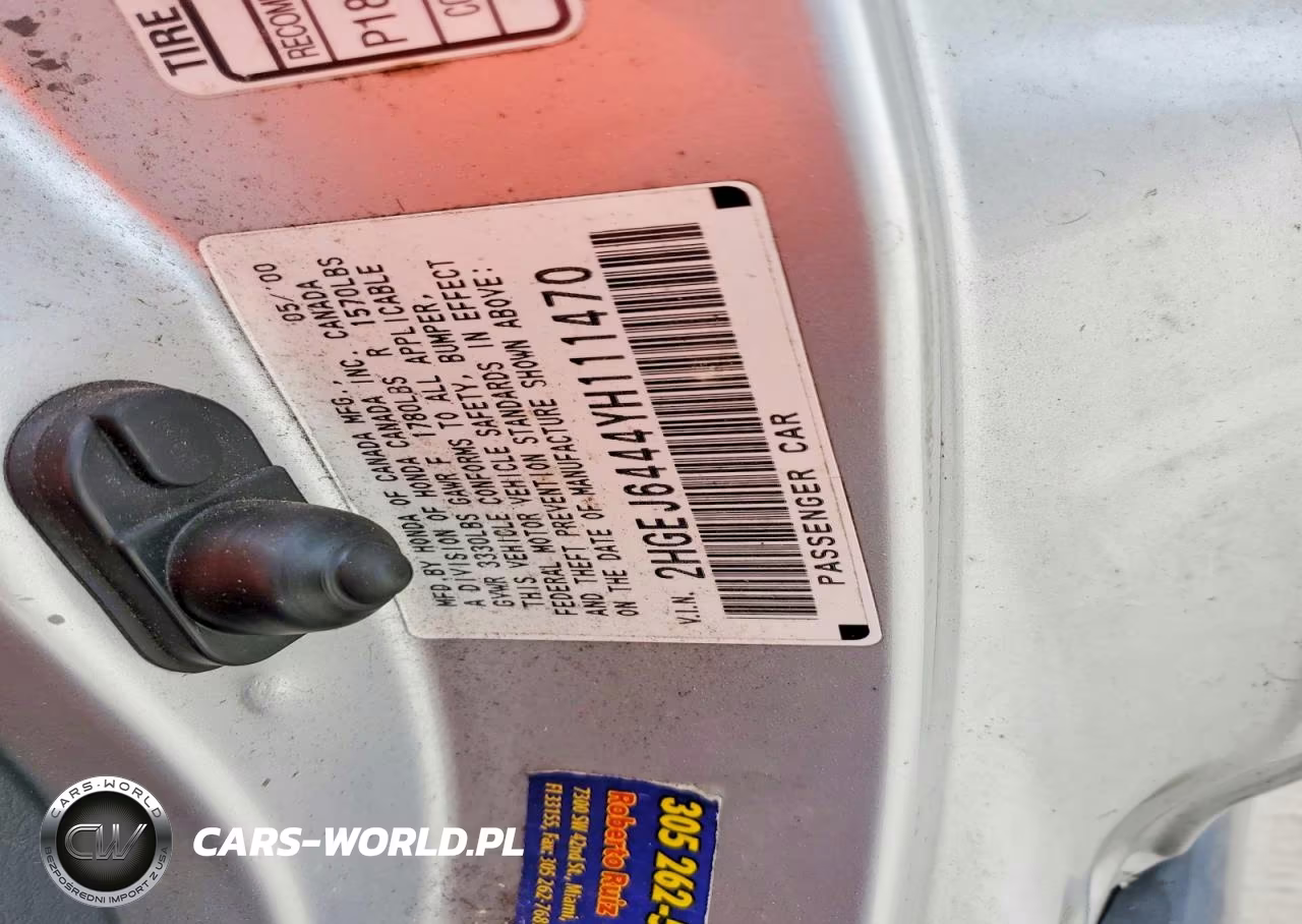 2000 Honda Civic Dx VIN:2HGEJ6444YH111470 - 12
